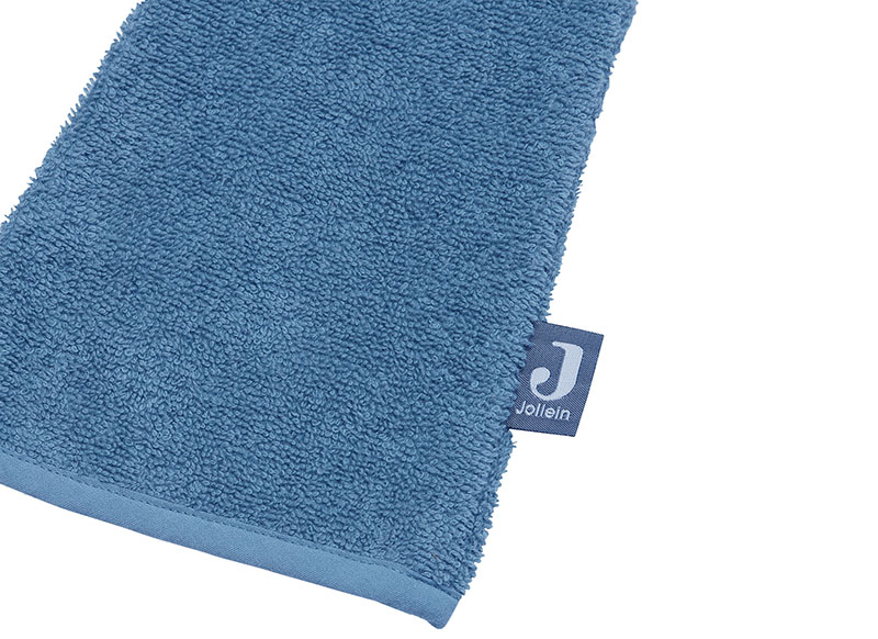 Washand - Jollein - badstof - jeans blue - per stuk