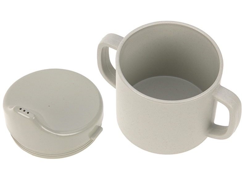 Eetgerei - beker - Lassig - drinkbeker met tuit antislip - Uni - per stuk - leverbaar in 4 kleuren
