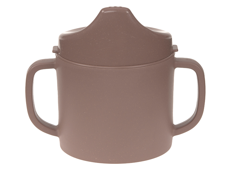Eetgerei - beker - Lassig - drinkbeker met tuit antislip - Uni - per stuk - leverbaar in 4 kleuren