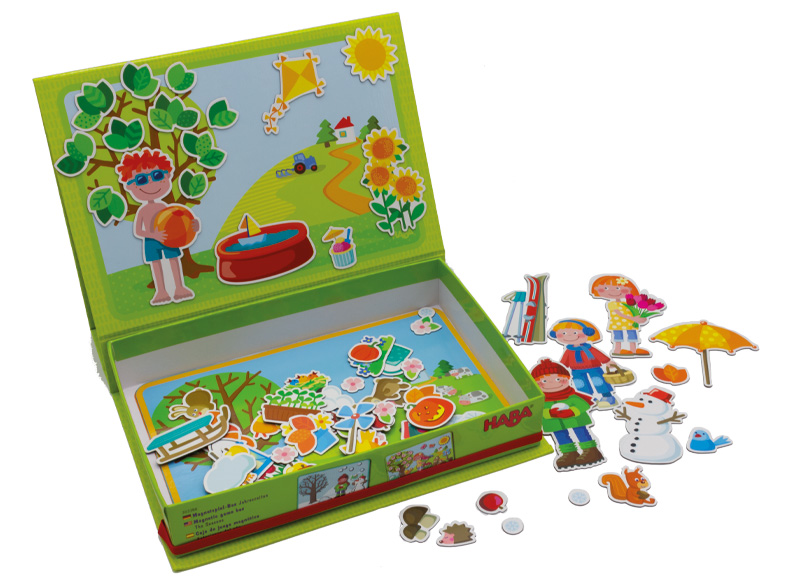 Magneetspeldoos - Haba - de seizoenen