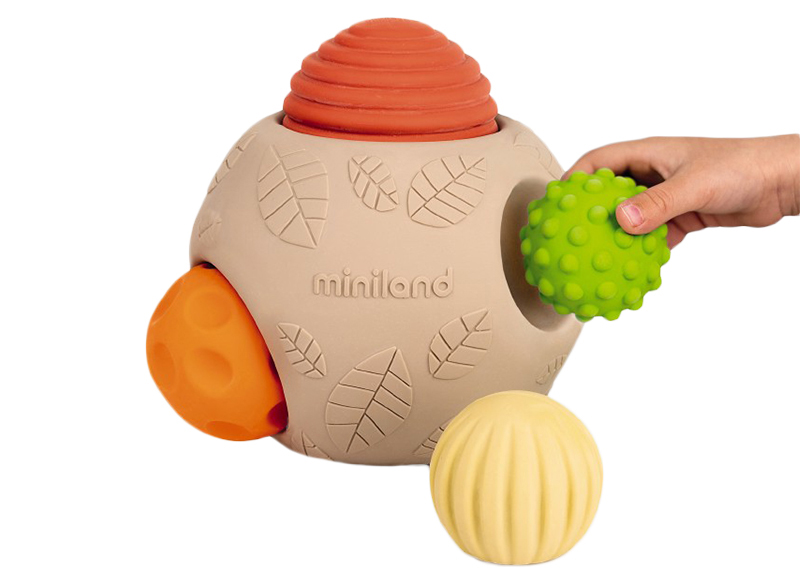 Sensorisch ontdekmateriaal - Miniland - eco - meteoor bal - per set