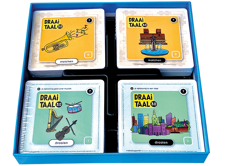 Taalspel - Draaitaal 10+ - woorden draaien - per spel