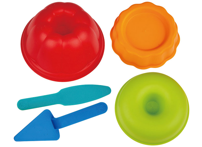 Zand en water - Hape - taartjes bakken - 5-delig