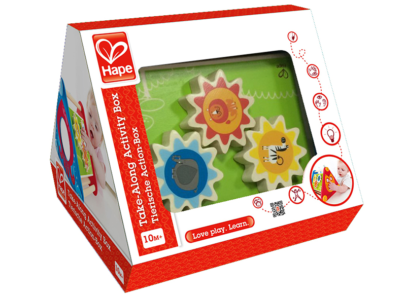 Eerste speelgoed - Hape - activiteitenpiramide