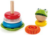 Eerste speelgoed - Hape - mr frog stapelringen
