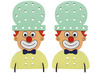 Fijne motoriek - Handige Handen - motoriekborden - junior - expert - clown - bouten en moeren - set van 2