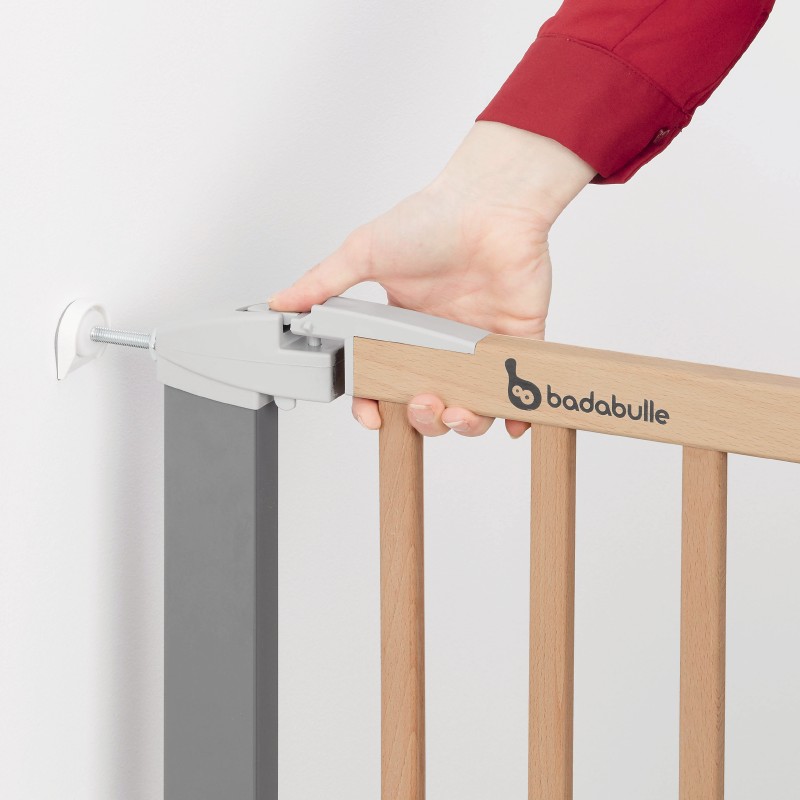Veiligheidshek - Badabulle Extension Safe & Lock - hout-metaal - per stuk