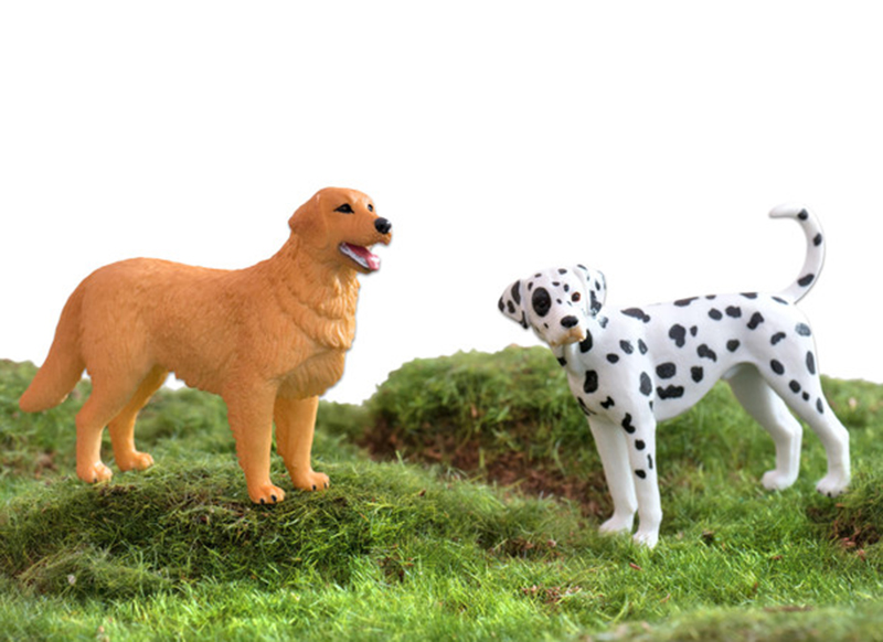 Speelgoed - dieren - huisdieren - set van 8 assorti