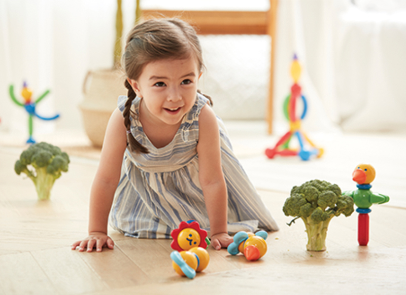 Eerste speelgoed - magnetisch - Clics - stick-o forest friends set- 16-delig