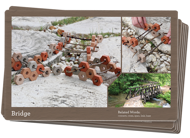 Bouwset - hexagon blokken - Guide Craft - Little Pavers - per set