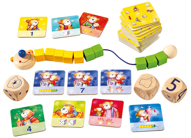 Initiatie wiskunde - spel - Haba - breintje beer leert tellen