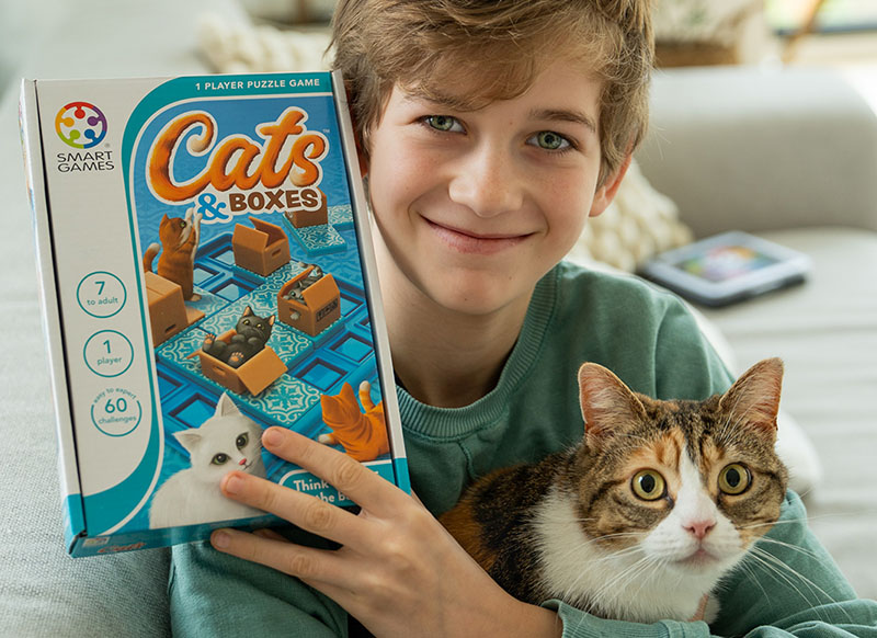 Denkspel - SmartGames Cats & Boxes - per spel