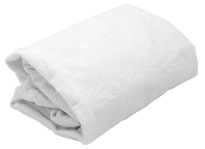Textiel - bed - hoeslaken waterdicht - 60x120 cm - per stuk - wit - per stuk