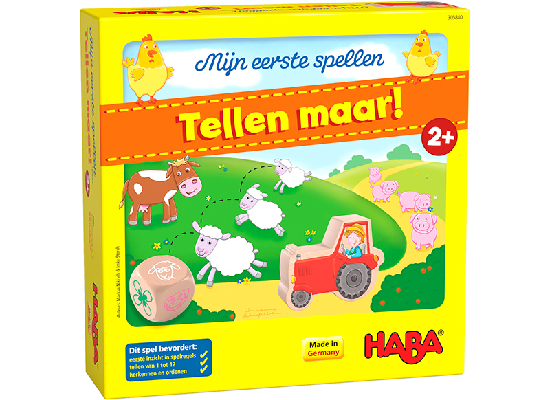 Initiatie wiskunde - mijn eerste spellen - Haba - tellen op de boerderij