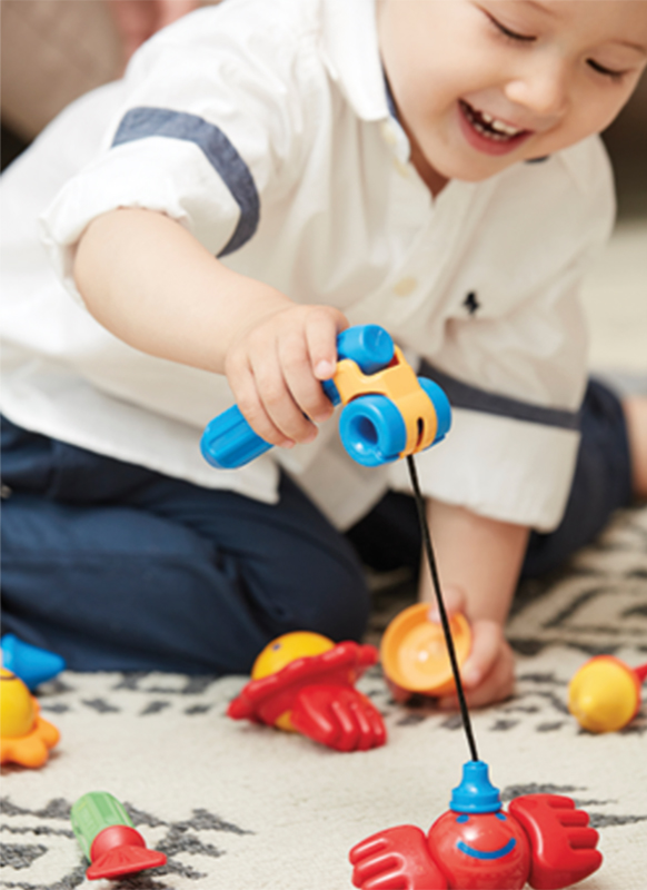 Eerste speelgoed - magnetisch - Clics  - stick-o visset- 26-delig