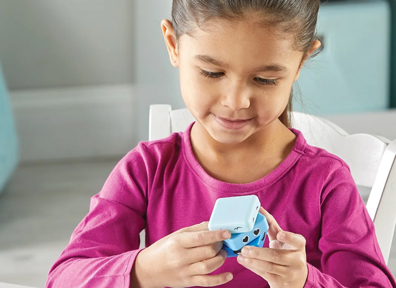 Snoezelhoek - Learning Resources Cool Down Sensory Cubes Sensory Fidget Set - set van 4