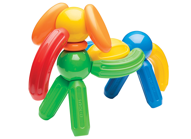 Eerste speelgoed - magnetisch - Clics - stick-o basicset -30-delig