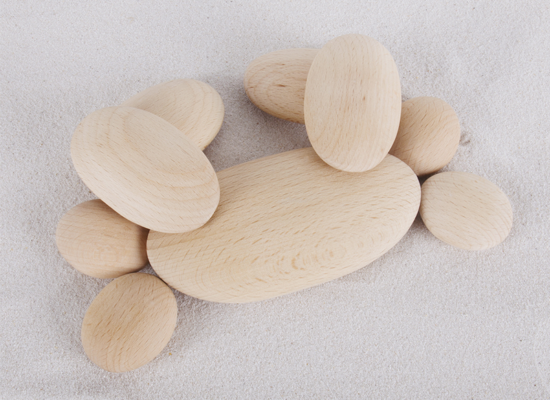 Bouwset - Guide Craft Wood Stackers River Stones - keien - hout - per set