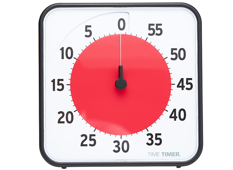 Timer - Time Timer - biepgeluid - medium - 19 x 19 cm - per stuk