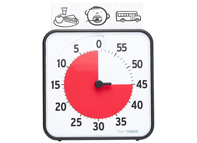 Timer - Time Timer - biepgeluid - medium - 19 x 19 cm - per stuk