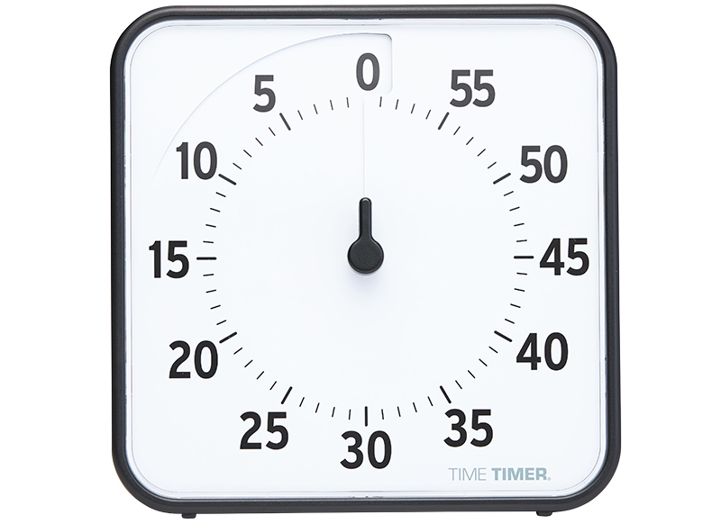 Timer - Time Timer - biepgeluid - medium - 19 x 19 cm - per stuk