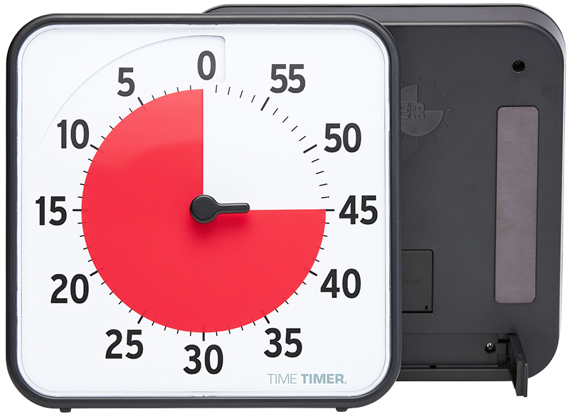 Timer - Time Timer - biepgeluid - medium - 19 x 19 cm - per stuk