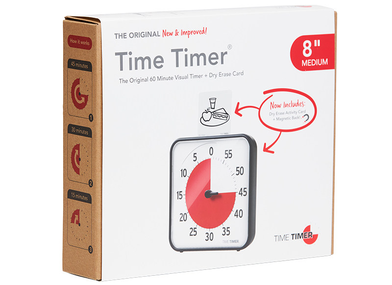 Timer - Time Timer - biepgeluid - medium - 19 x 19 cm - per stuk