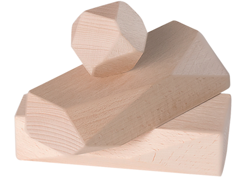 Bouwset - Guide Craft Wood Stackers Standing Stones - blokken - hout - per set