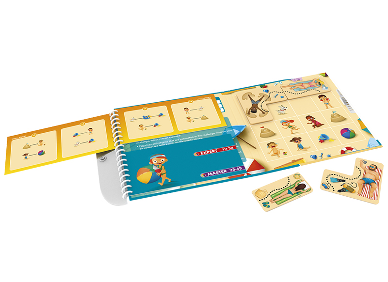 Denkspel - SmartGames Puzzle Beach - magnetische puzzel - per spel