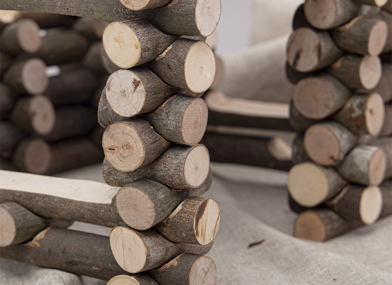 Bouwset - blokhut - Guide Craft - Branch Block Builders - per set