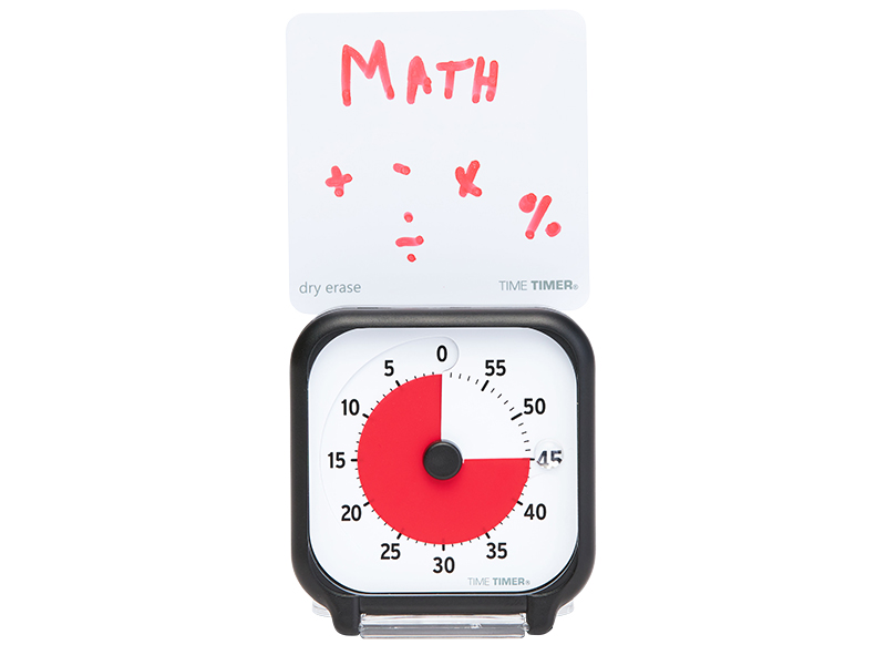 Timer - Time Timer - biepgeluid - pocket - 7,5 x 7,5 cm - per stuk