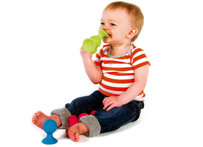Eerste speelgoed - Fat brain toys - pipsquigz -  set van 3