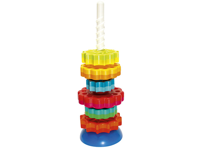 Eerste speelgoed - stapelen - Fat brain toys - spinagain