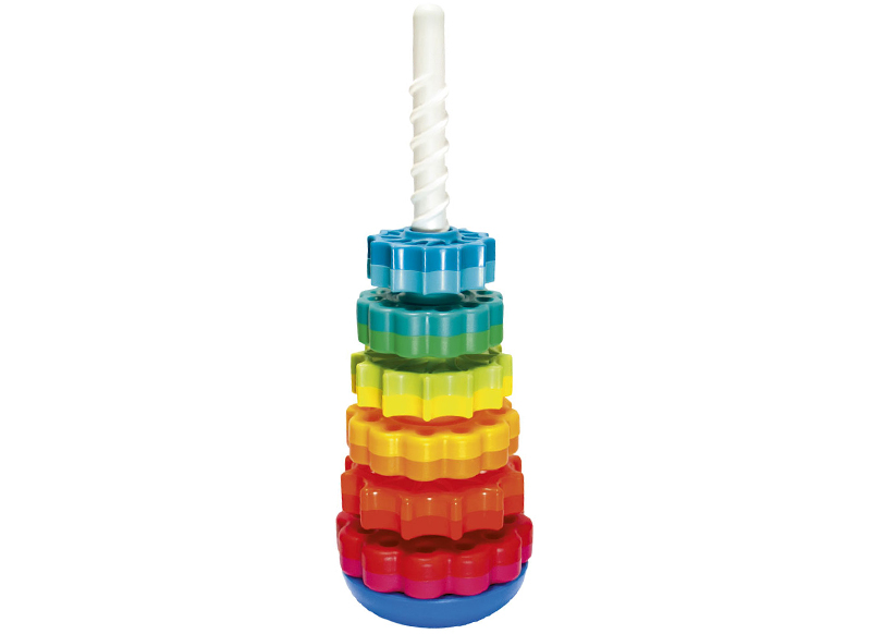 Eerste speelgoed - stapelen - Fat brain toys - spinagain