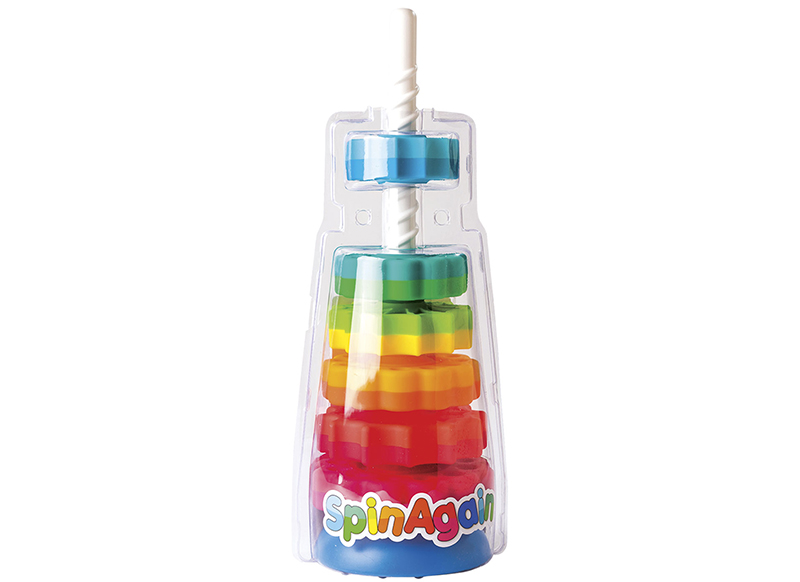 Eerste speelgoed - stapelen - Fat brain toys - spinagain