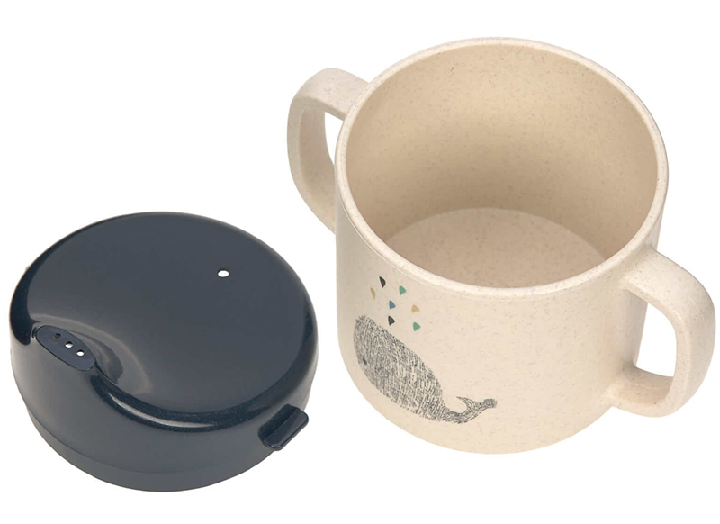Eetgerei - beker - Lassig - drinkbeker met tuit antislip 200 ml - per stuk - leverbaar in 3 designs