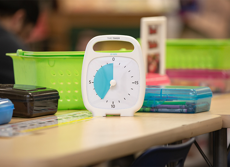 Timer - Time Timer - 20 minuten - 14 x 18 cm - per stuk