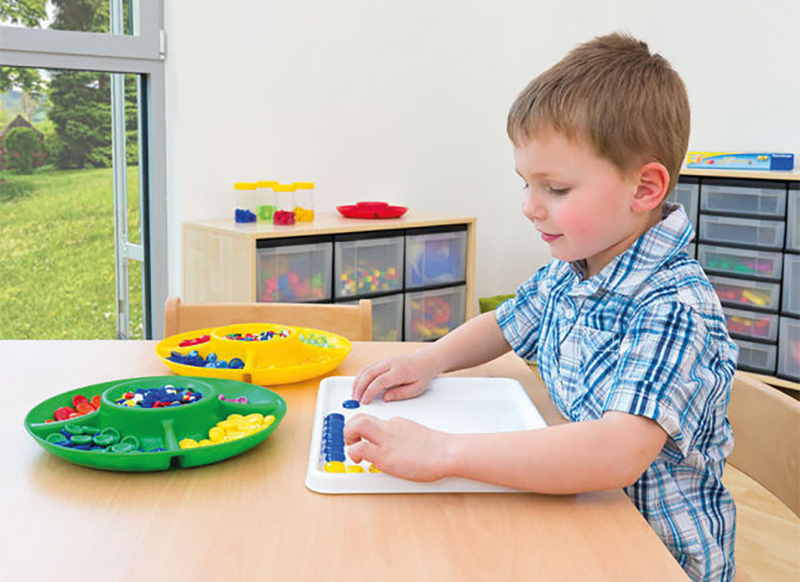 Sorteren - dopjes - plastic - set van 250 assorti