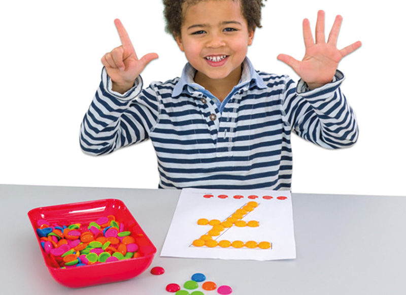 Sorteren - dopjes - plastic - set van 250 assorti