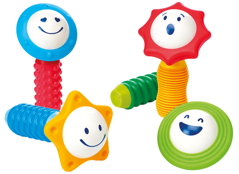 vonnis Mompelen accessoires Eerste speelgoed - magnetisch - Smartmax - my first sound and senses -  8-delig - Smartiest