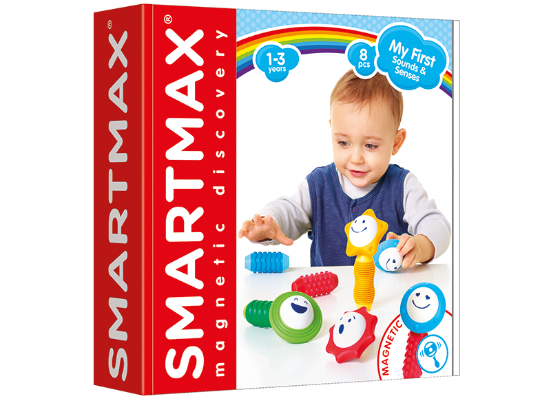 Bouwset - SmartMax My First Sounds & Senses - magnetisch - set van 8