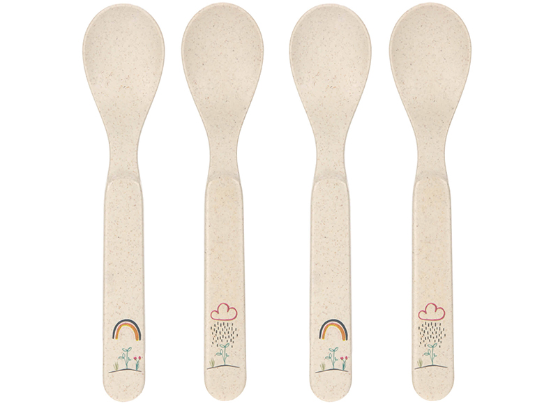 Eetgerei - bestek - Lassig - lepeltjes - set van 4 - leverbaar in 3 designs