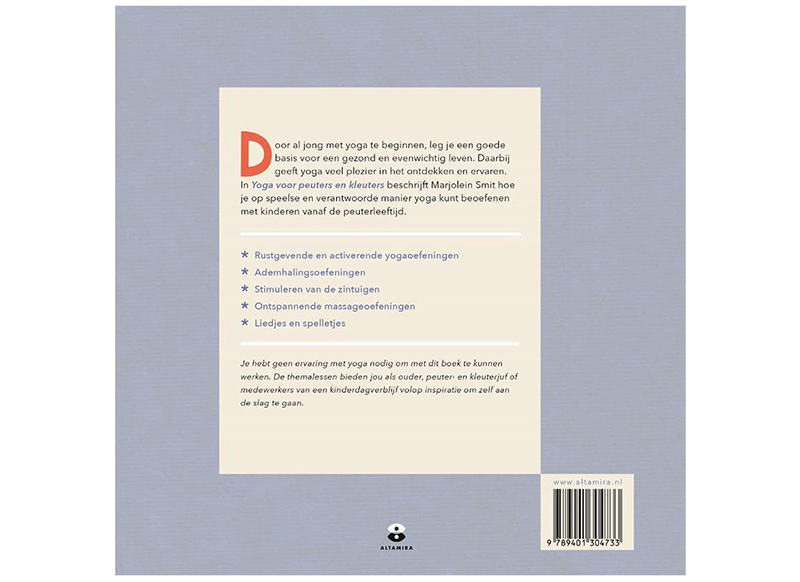 Boek - yoga voor peuters en kleuters - per stuk