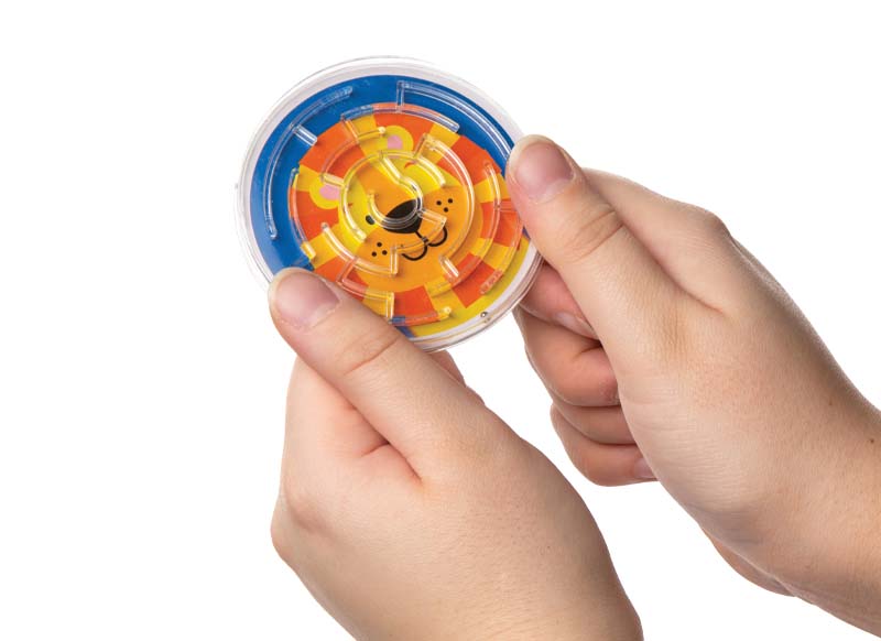Cadeautje - mini-doolhof met dieren - set van 6 assorti