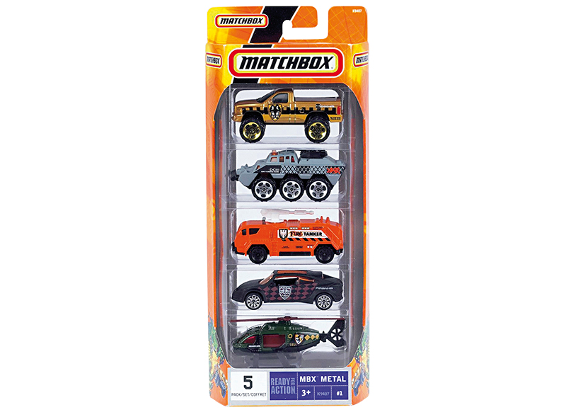 Voertuigen - auto's - Matchbox - set van 5 assorti