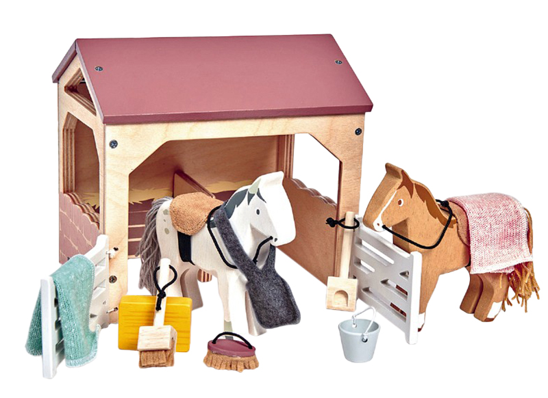 Poppenhuis - Tender Leaf - paardenstalling - per set