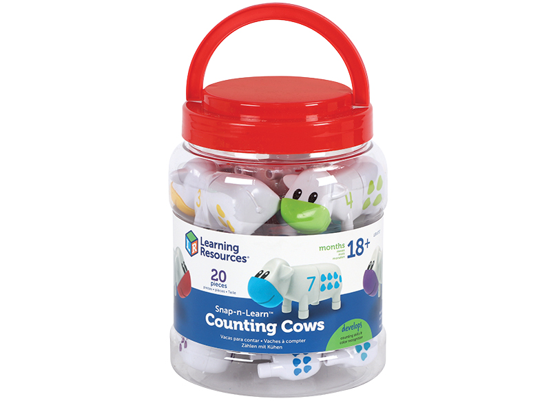 Spel - telspel - Learning Resources SnapnLearn Counting Cows - rekenen - koeien - per spel