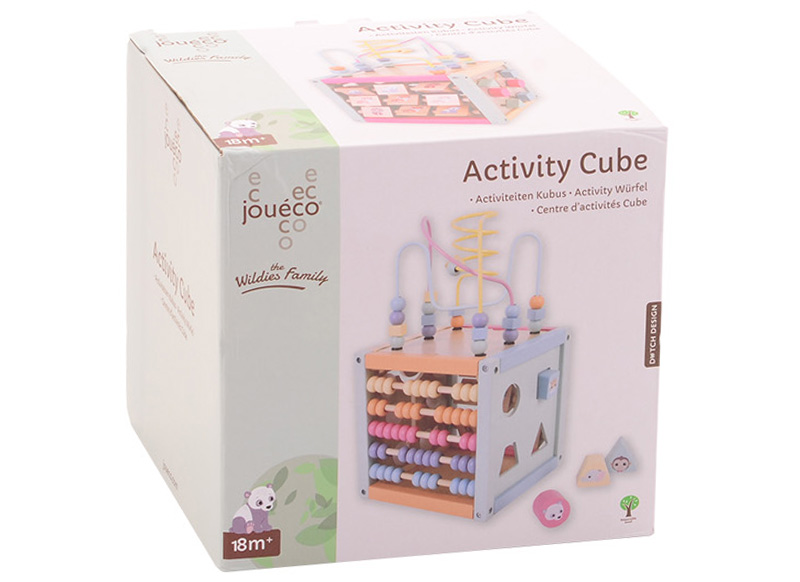 Eerste speelgoed - parelstructuur - acticube