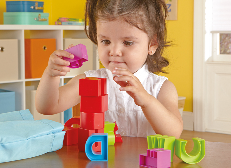 Letters - Learning Resources Letter Blocks - blokken - kunststof - taal - set van 36 assorti