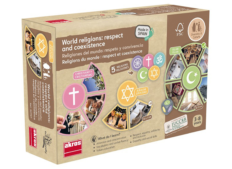 Spel - Akros World Religions Respect And Coexistence - wereld godsdiensten - wereldorientatie - per spel